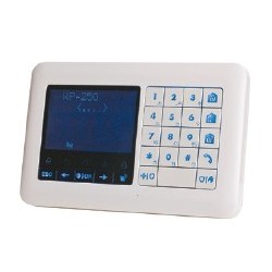 WK250 DSC Inalámbrico Premium Teclado táctil lector de placas de identificación, para la central de alarma Inalámbrica Premium
