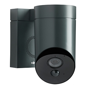 Somfy Caméra 2401563 - Somfy Outdoor Caméra extérieure wifi noire