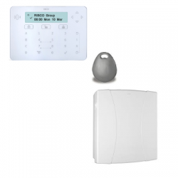 Risco LightSYS - Centrale d'allarme filare collegata a tastiera Lettore badge da tastiera