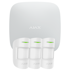 Alarme Ajax Hub Kit Pro blanc - Pack alarme IP / GPRS