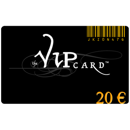Tarjeta regalo VIP por valor de 20€