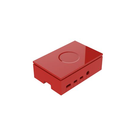 Boitier Raspberry Pi 4 Multicomp Pro rouge