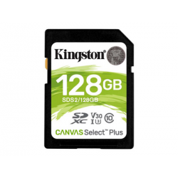 Kingston Canvas Select Plus - Tarjeta SD de 128 GB
