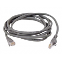 Ethernet Cable RJ45, UTP, M/M, CAT5 1M Gray