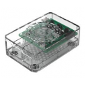 Raspberry Pi 4 Multicomp Pro Gehäuse transparent integrierter Power-Button