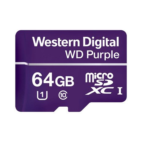 WD Purple - Scheda di memoria flash da 64 GB