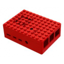 Caja roja Raspberry Pi 4 Lego