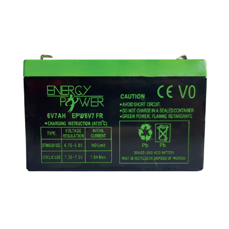 Energieleistung - 6V 7Ah Batterie