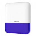 Hikvision DS-PS1-E-WE/Blue - Blaue Funk-Alarmsirene für den Außenbereich