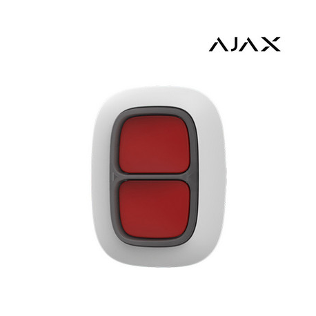 Ajax DOUBLEBUTTON W - Alarma de pánico de doble botón blanco
