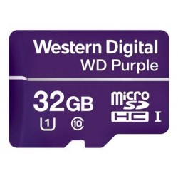 WD Purple Micro SD - Tarjeta de memoria flash de 32 GB