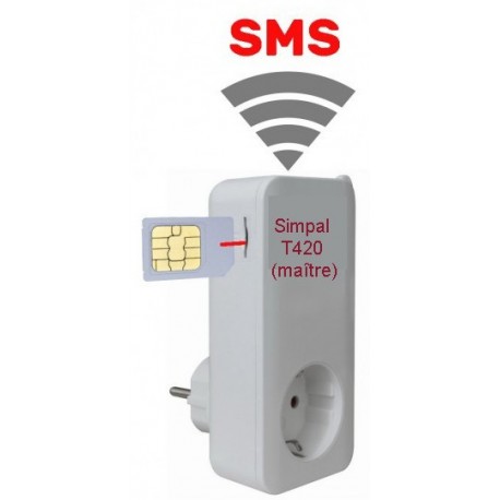 SIMPAL - Prise d'alerte température et coupure de courant par SMS