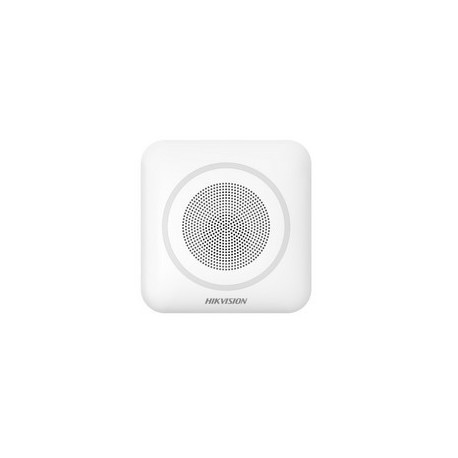 Hikvision DS-PS1-II-WE Red - Siren Alarm Indoor Radio 110 dB