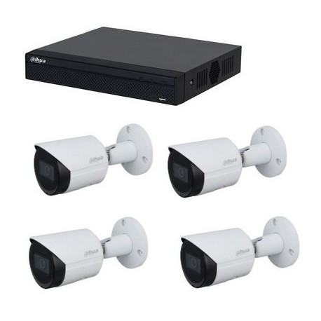 Pack video surveillance DAHUA IP 2MP 4 cameras
