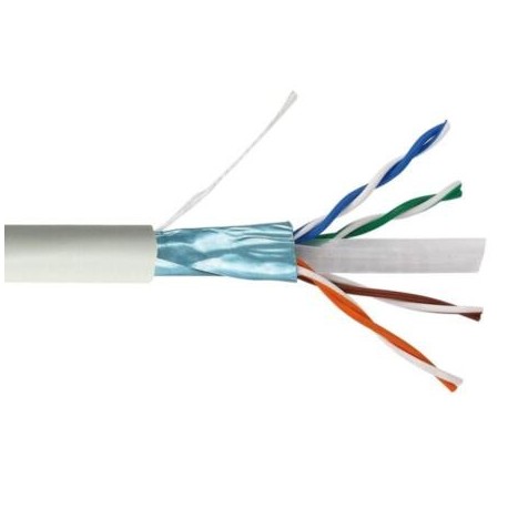 Cable FTP blindado de categoría 6 FTP CAT 6 - Bobina de 305 metros 4 * 2.1 / 0.5 CCE