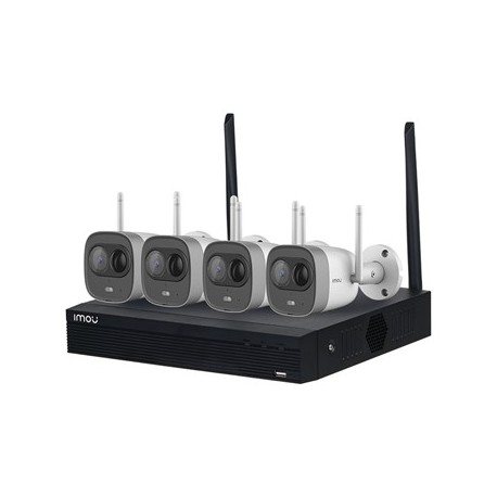 IMOU Wifi CCTV Kit - Grabadora de video de 4 canales WIFI 4 Cámaras 2 Megapíxeles