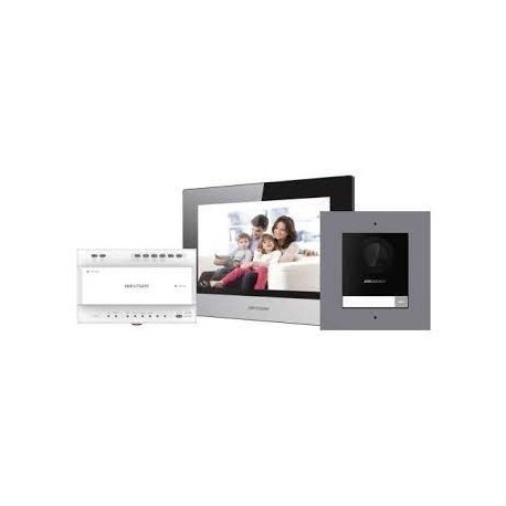 Hikvision DS-KIS702EY - Videoportero IP WIFI de 2 hilos