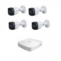 Dahua Video surveillance kit - 4 HD-CVI 4 Megapixel cameras