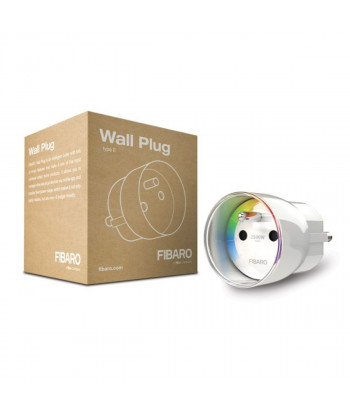 Fibaro FGWPE-102 ZW5 - Z-wave Plus Wall Plug Switch Plug